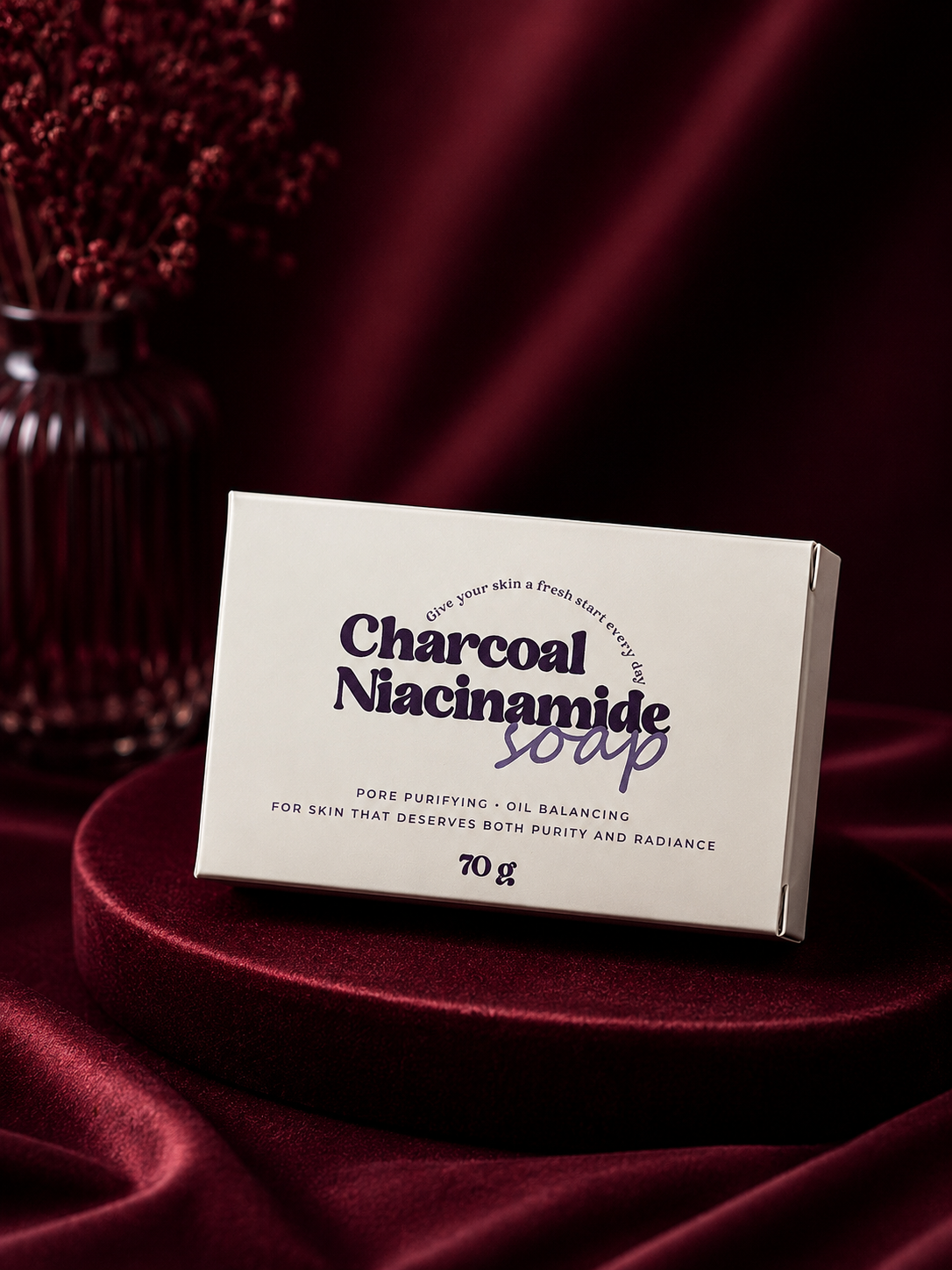 Charcoal Niacinamide Soap 70g