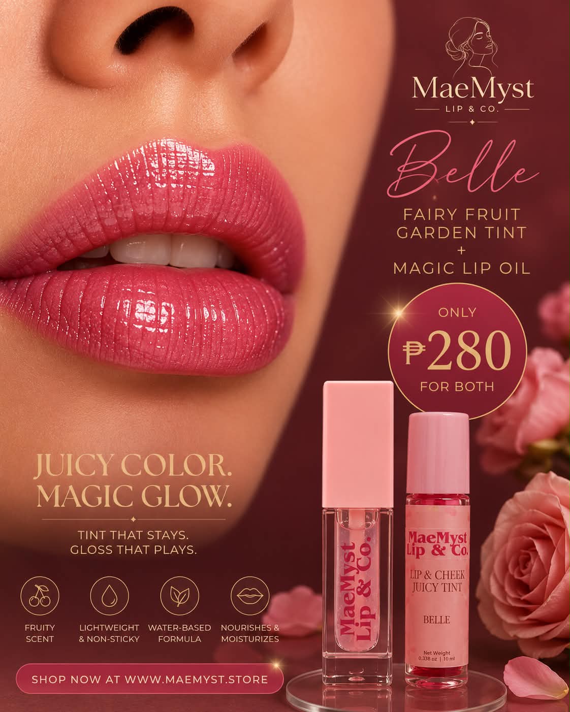 Timeless Beauty Bundle - Belle + Magic Lip Oil