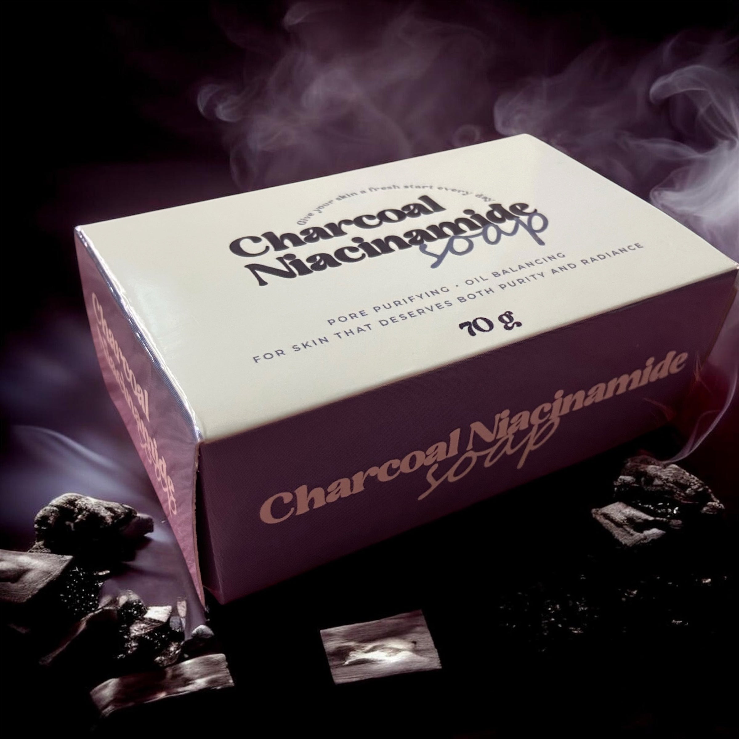 Charcoal Niacinamide Soap 70g